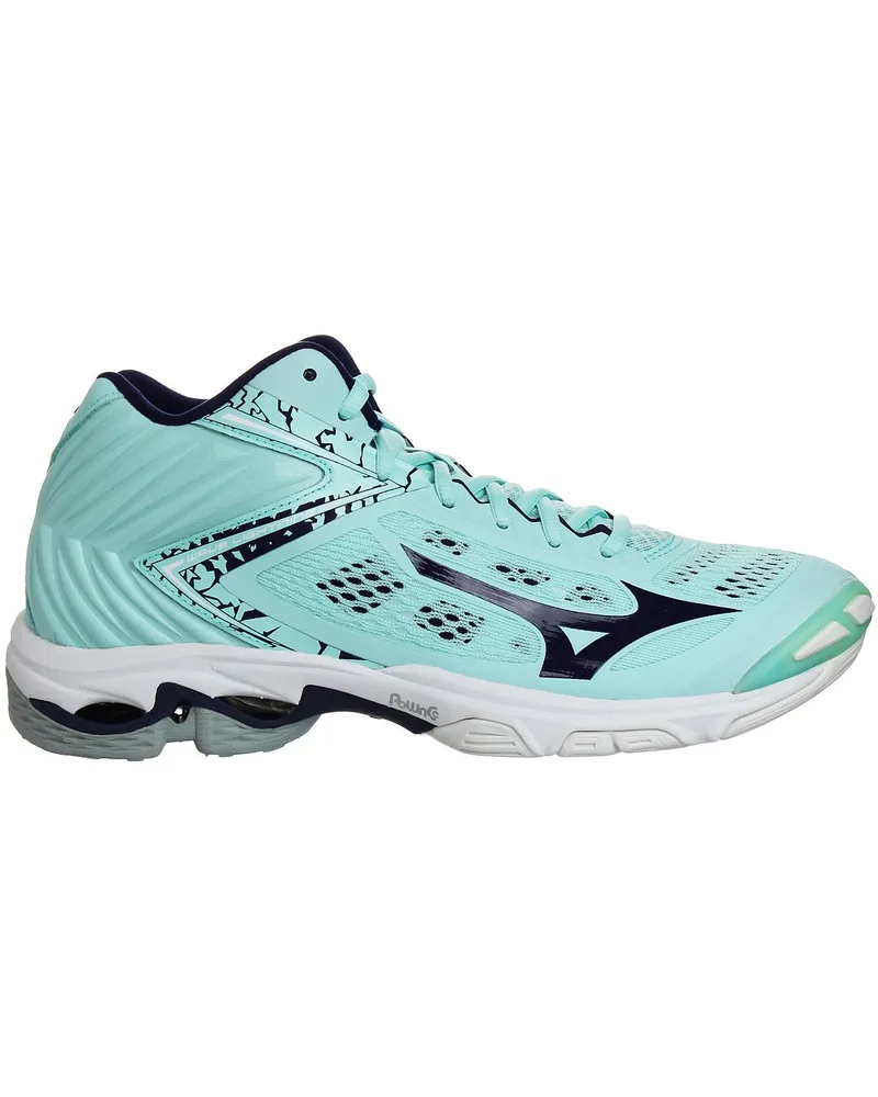 Mizuno Wave Lightning Z5 Mid Damen Leichthallenvolleyballschuhe Grün