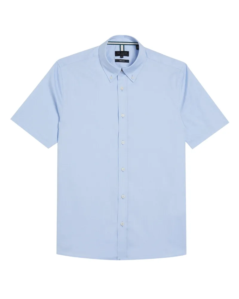 Ted Baker Aldgte Regular Premium Hellblaues Oxfordhemd Blassblau