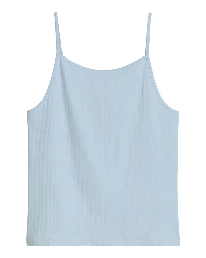 Marc O'Polo Marc O'Polo Damen Tanktop Mix N MatchTrägertop, Muskelshirt, Ärmelloses Shirt Hellblau