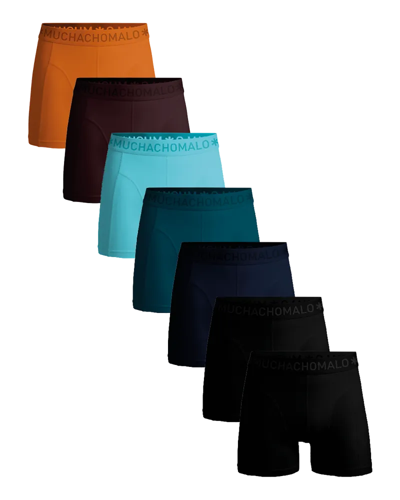 Muchachomalo Herren Boxer Shorts - 7er Pack - Herren Unterwäsche Mehrfarbig
