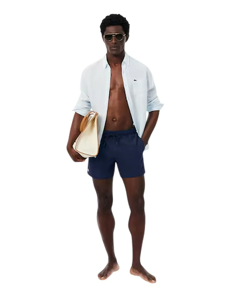 Lacoste Badeshorts für Herren (Marine Marineblau