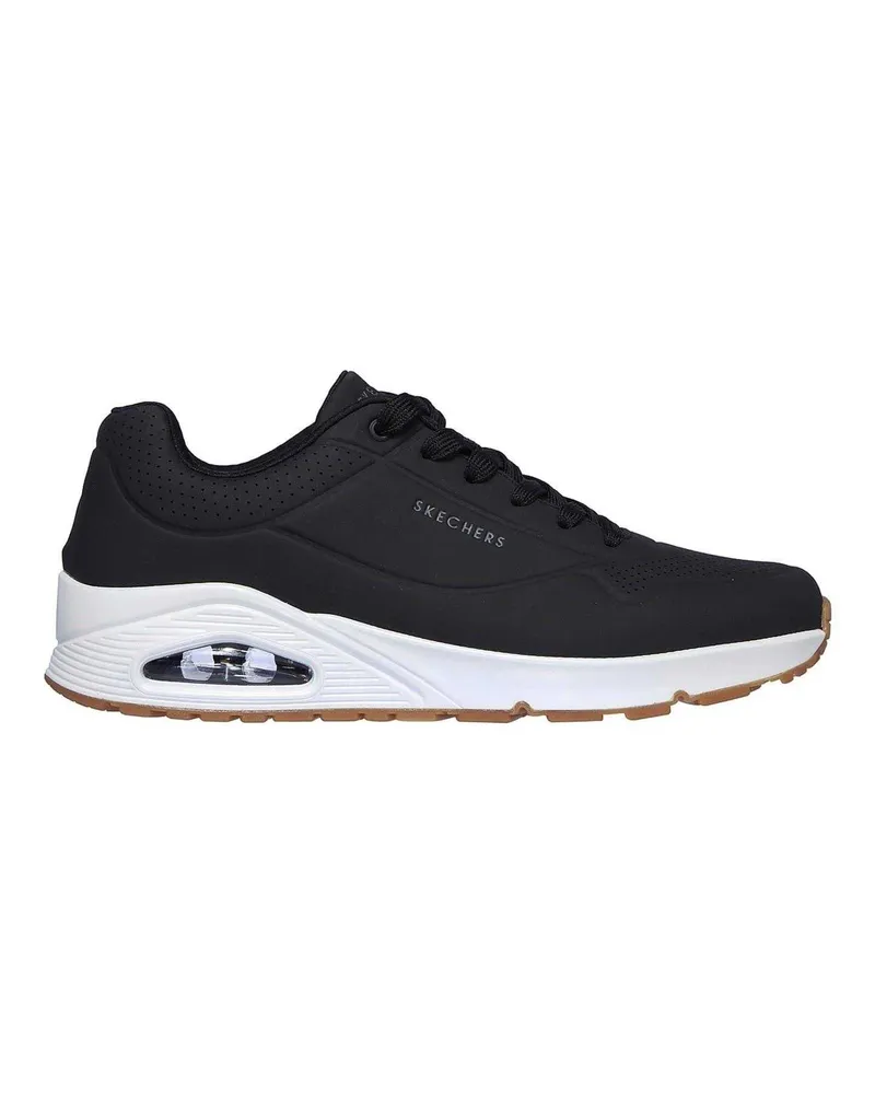 Skechers Uno Stand On Air" Sneaker für Herren, Skech-Air (Schwarz/Weiß Schwarz