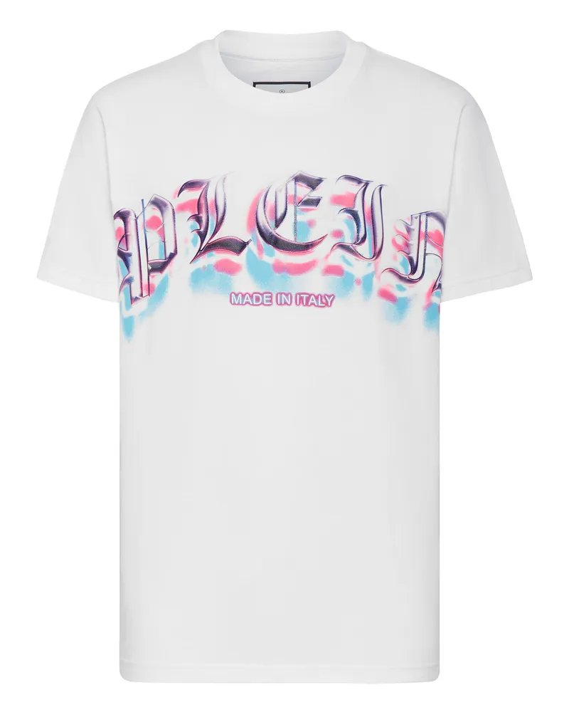 Philipp Plein T-Shirt Gothic Plein Weiß