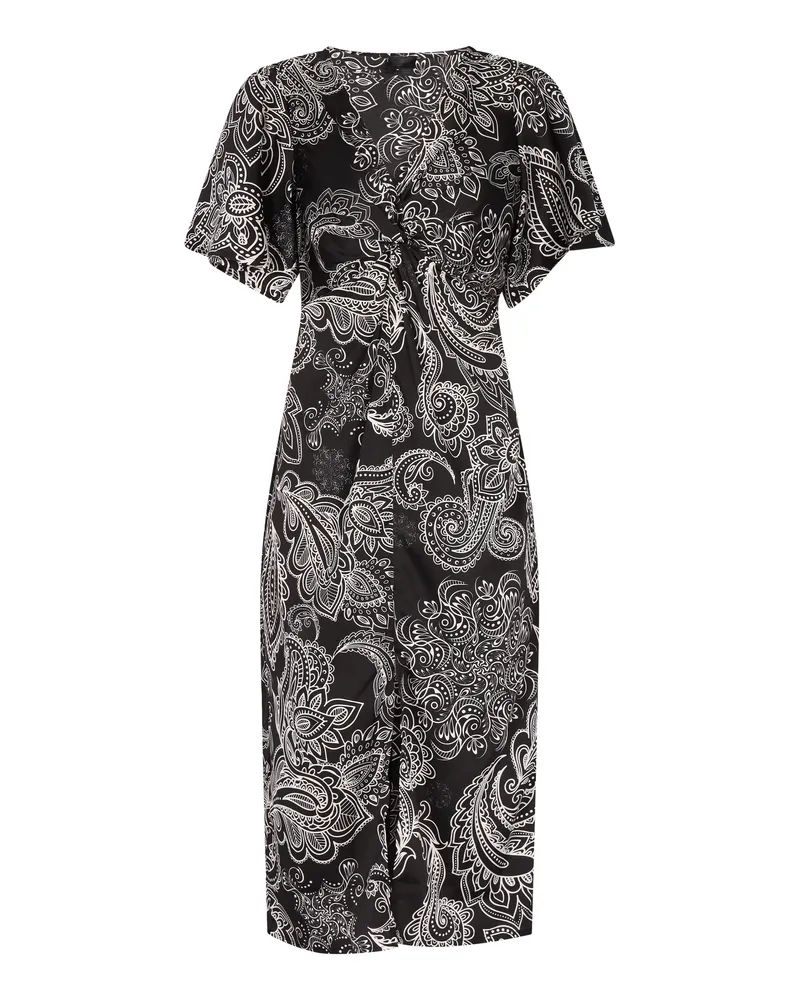 DreiMaster Kleid Damen Schwarz Weiss Schwarz