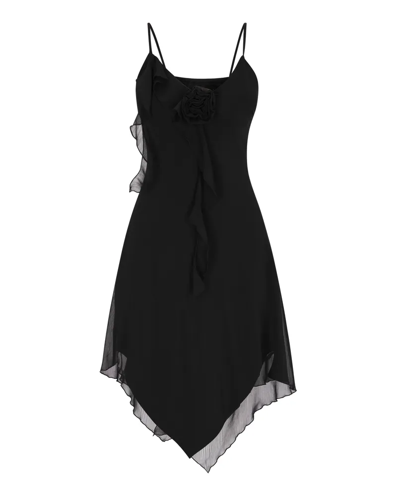 My Mo Kleid Frauen Schwarz Schwarz