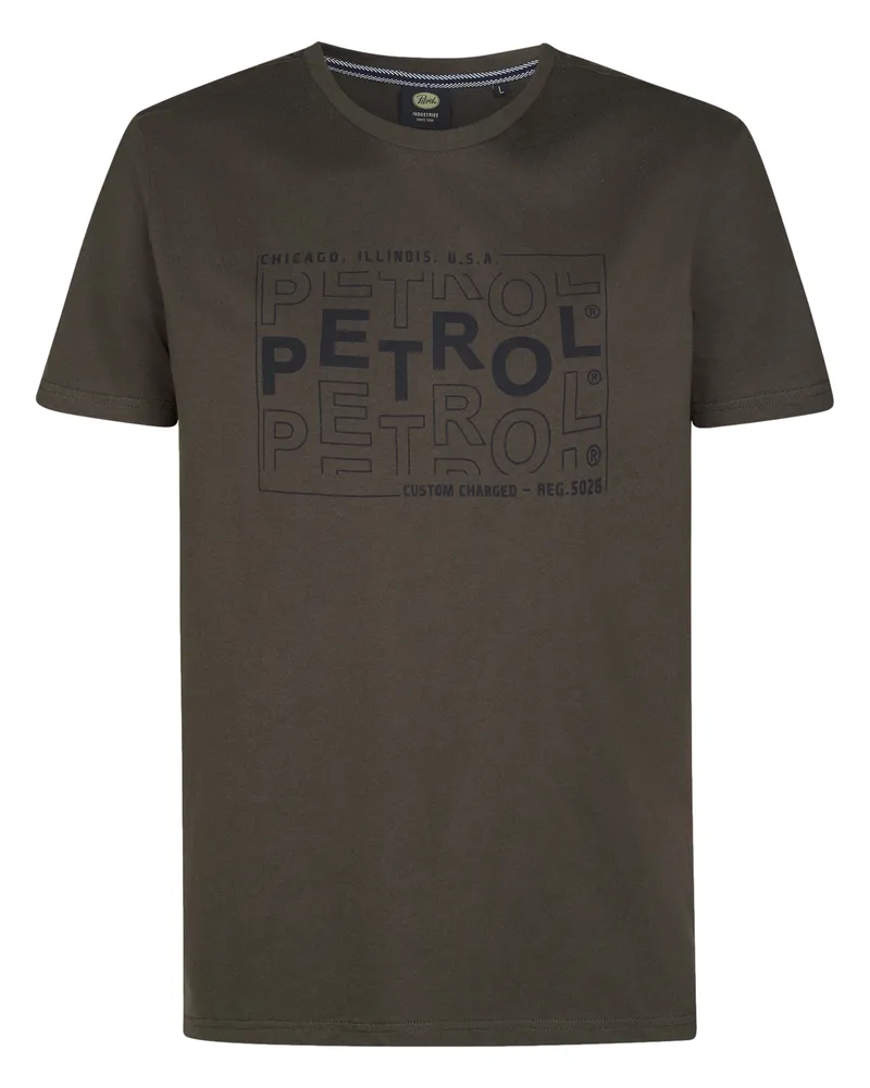 Petrol Industries T-Shirt Dunkelgrau