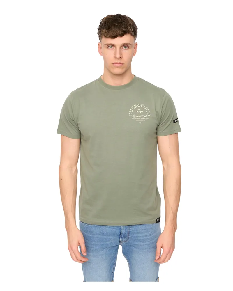 Duck and Cover Sudbury" T-Shirt für Herren (Oliv Oliv
