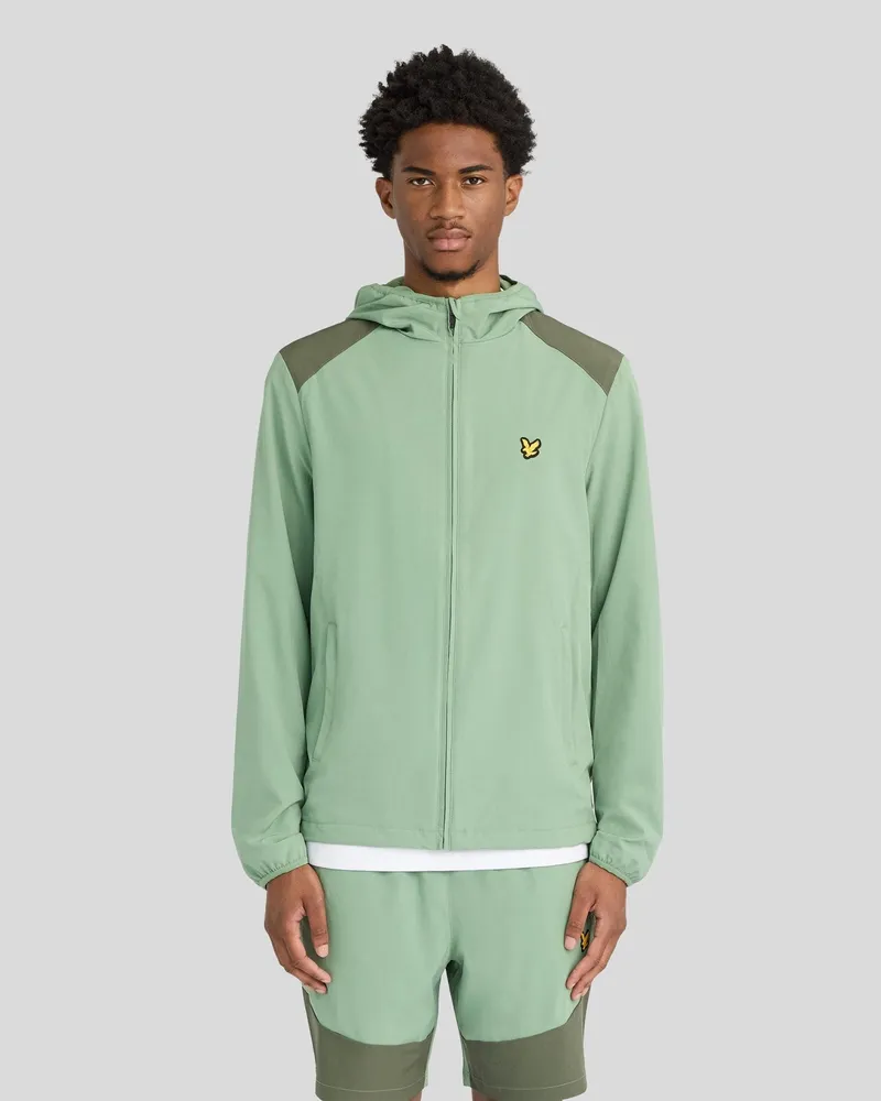 Lyle & Scott Panelle-Windjacke Grün