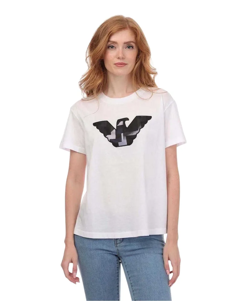 Emporio Armani T-Shirt für Damen (Weiß Weiß