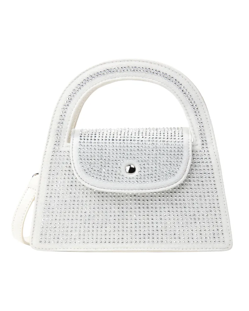 FAINA Henkeltasche Damen Weiss Mehrfarbig Weiß