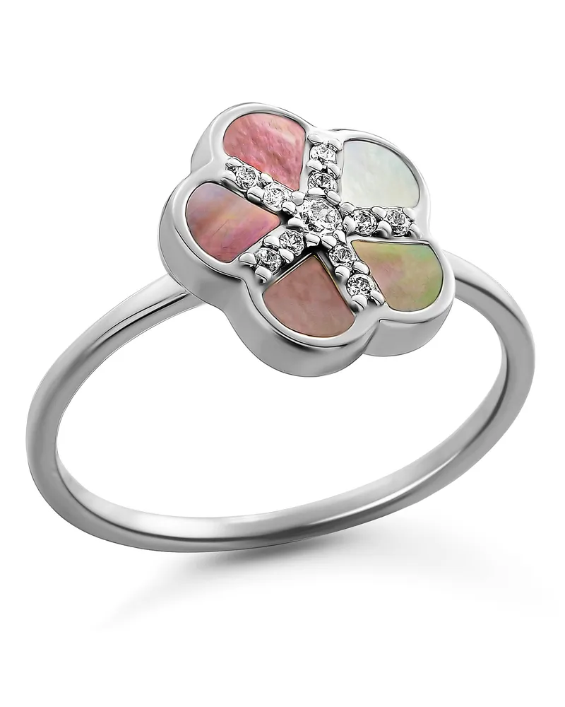 Orphelia Daisy' Damen-Ring aus 925er Sterlingsilber – Silber ZR-7585 Silber