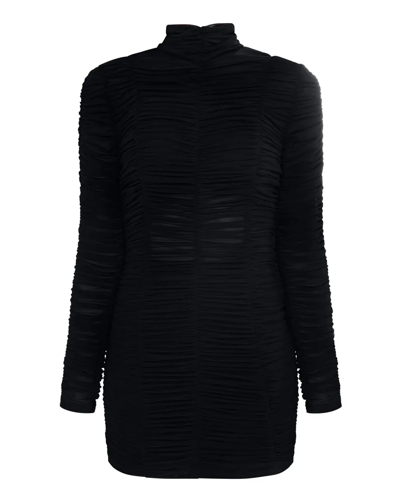 FAINA Netzkleid Damen schwarz Schwarz