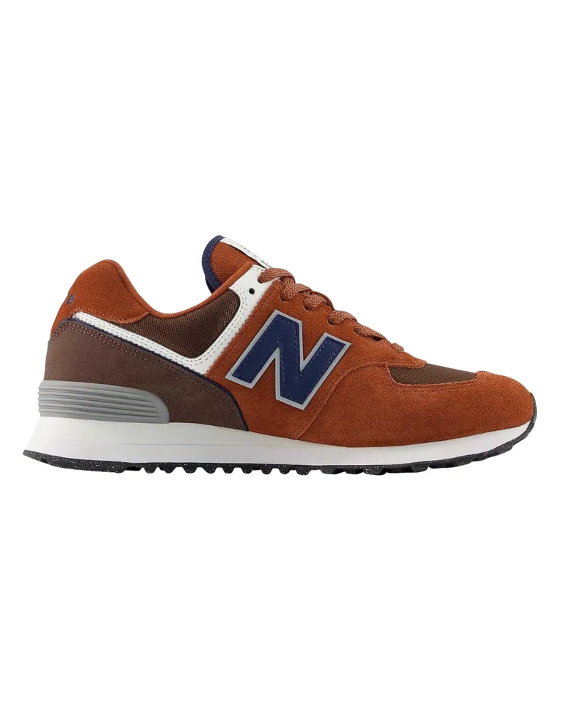 New Balance 574" Klassisch Sneaker für Herren, Wildleder (Braun/Grau Braun