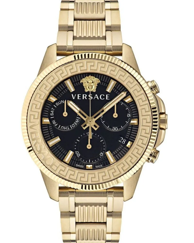 Versace Greca VE3J00622 Chronograph Herrenuhr Gold