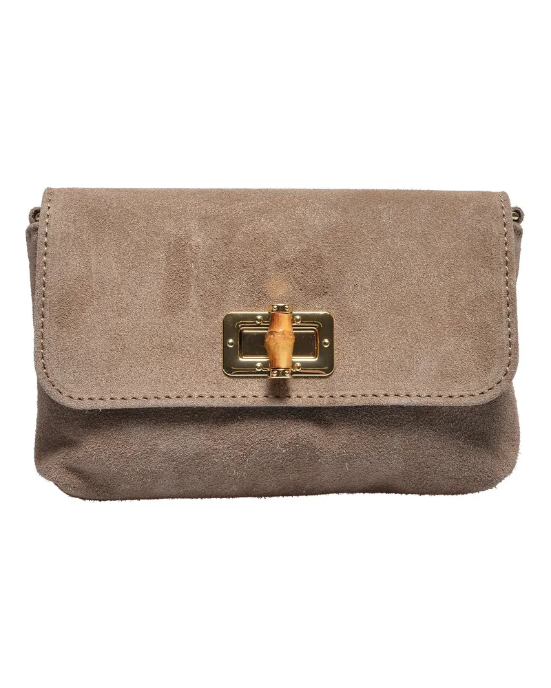 Luisa Vannini MUD Rindsledertasche Beige