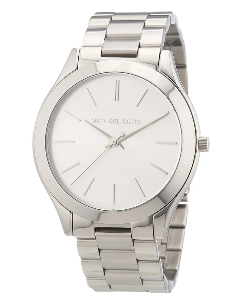 Michael Kors Damenuhr Quartz Silber Schwarz Schwarz