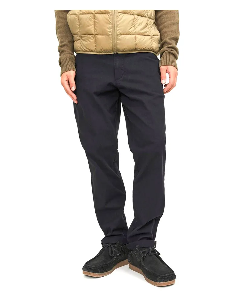 Jack & Jones Marco Baumwoll-Herren Schwarz Chino-Hose Schwarz