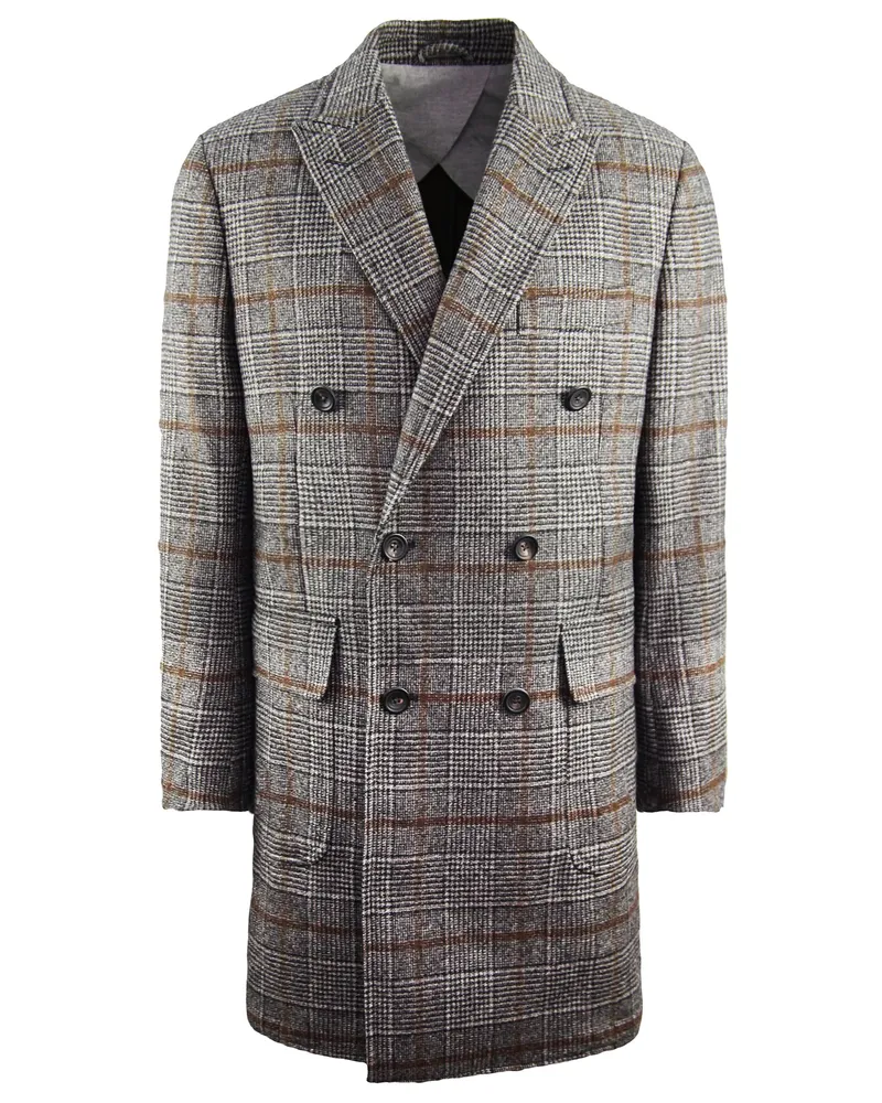 Hackett Mayair Herrenbrauner Mantel Braun
