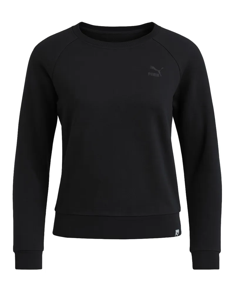 Puma Archiv-Logo Damen Schwarz Top Schwarz
