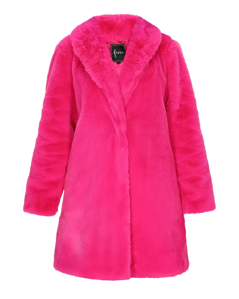 FAINA Mantel Frauen Fuchsie Fuchsia