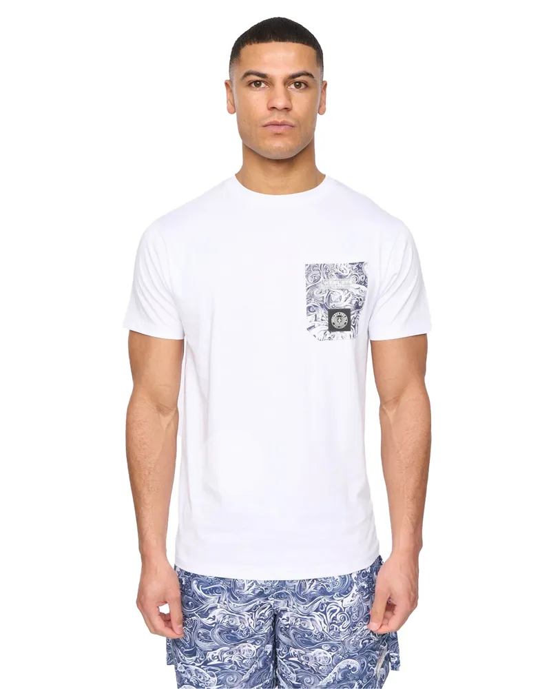 Henleys Henwave" T-Shirt für Herren (Aufgehelltes Weiß Weiß