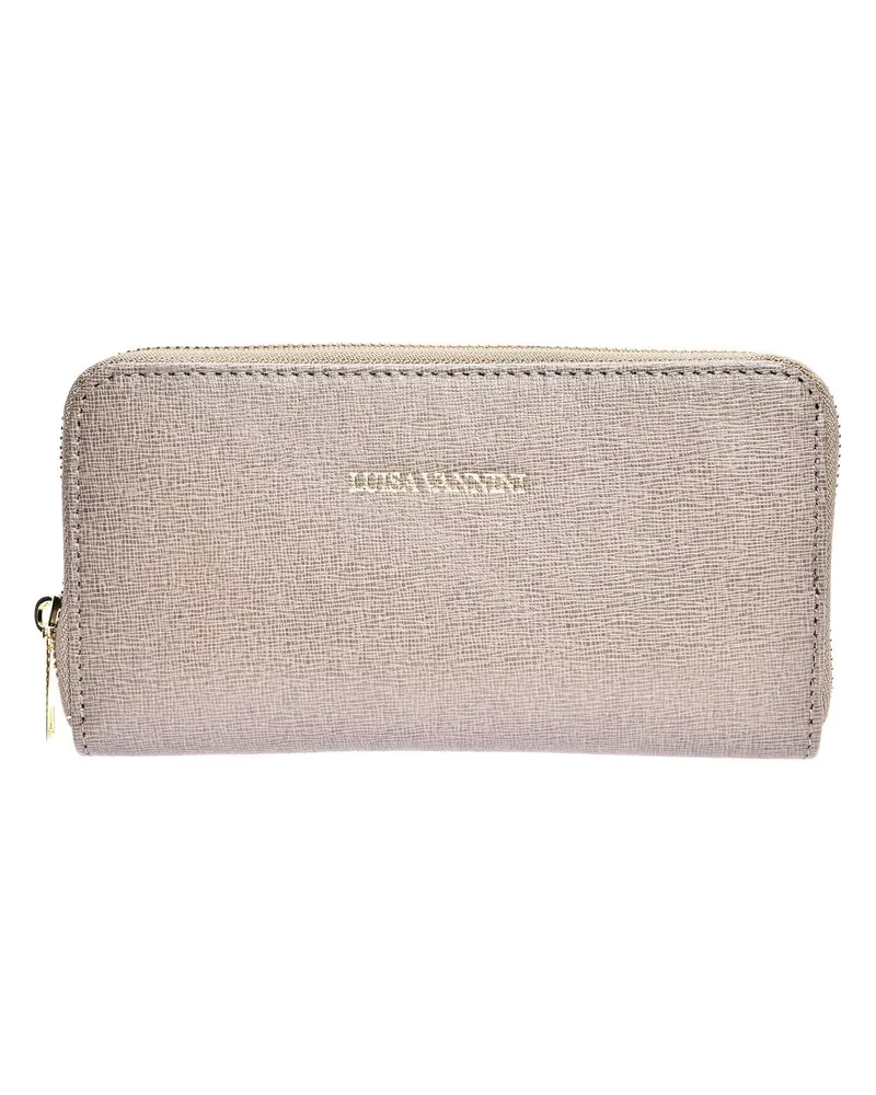 Luisa Vannini Beige Rindsledertasche Beige