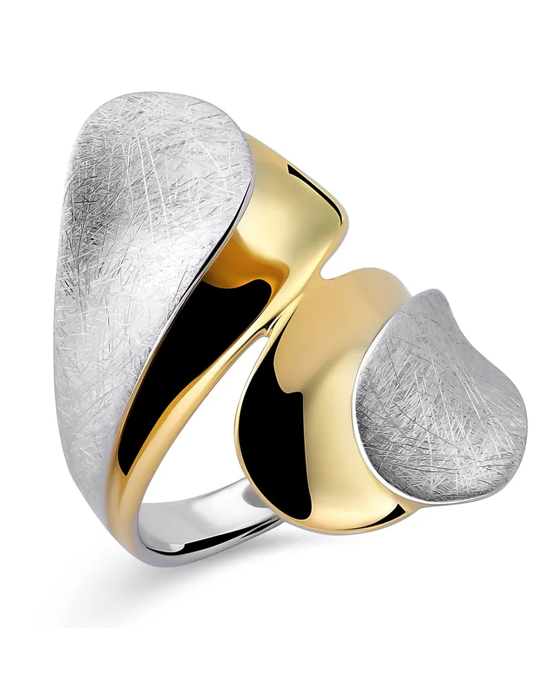 Orphelia Damen-Ring Sterling-Silber 925 – Silber/Gold ZR-7508 Silber