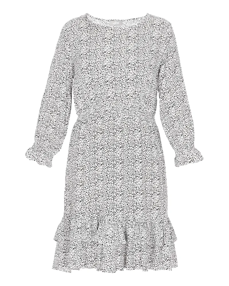 Usha Kleid Frauen weiß-schwarz Weiß