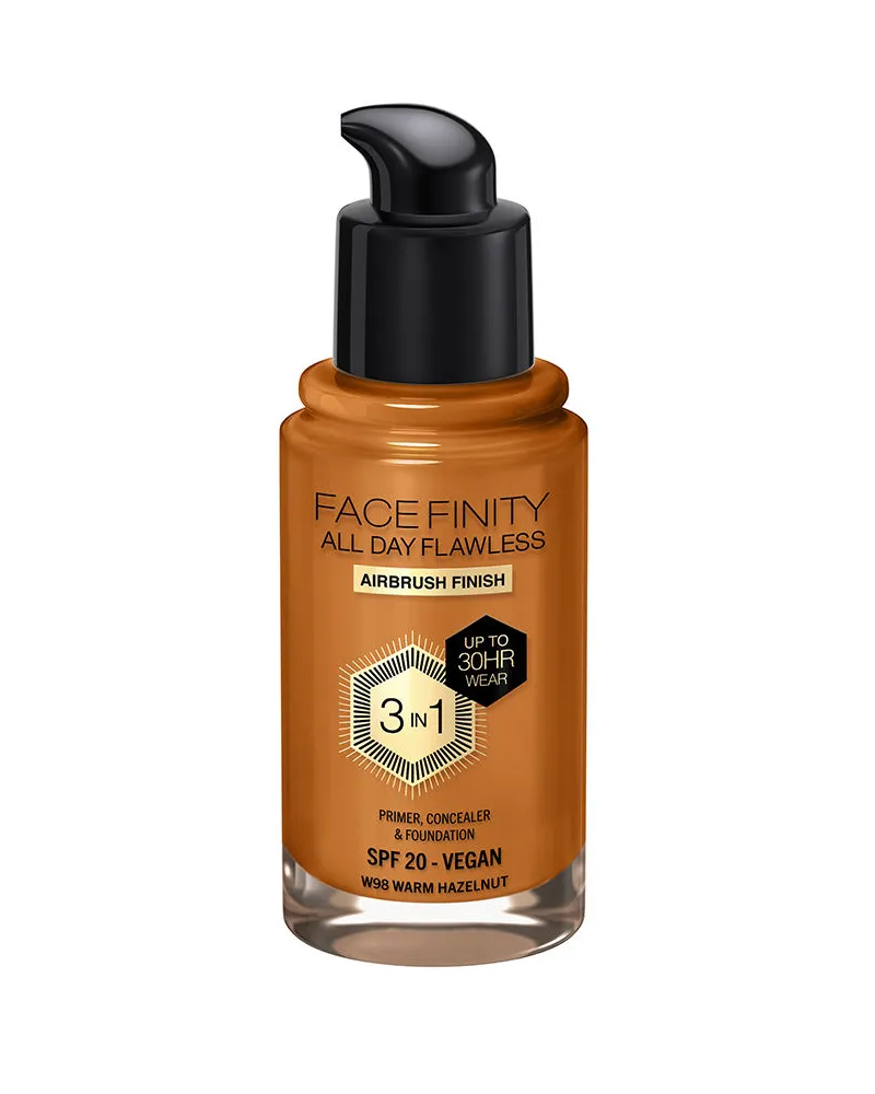 Max Factor Facefinity All Day Flawless 3 In 1 Foundation #w98-warme Haselnuss 30 ml 