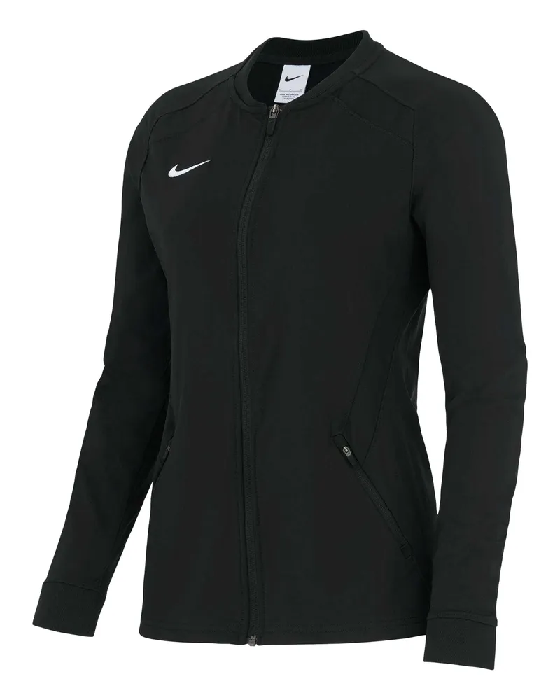 Nike Trainingsjacke für Damen, Jerseyware, Training (Schwarz Schwarz