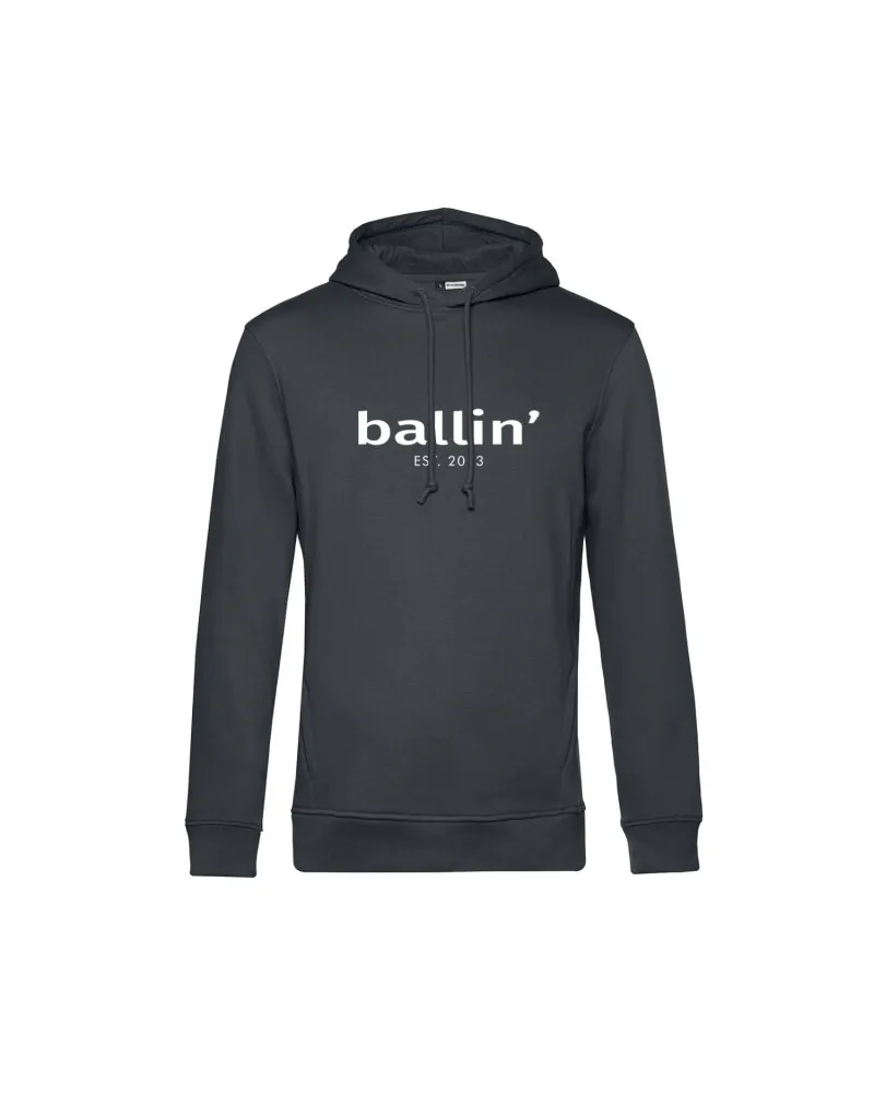 Ballin Basic Hoodie von  Est. 2013 in der farbe Grau und in größe L Grau