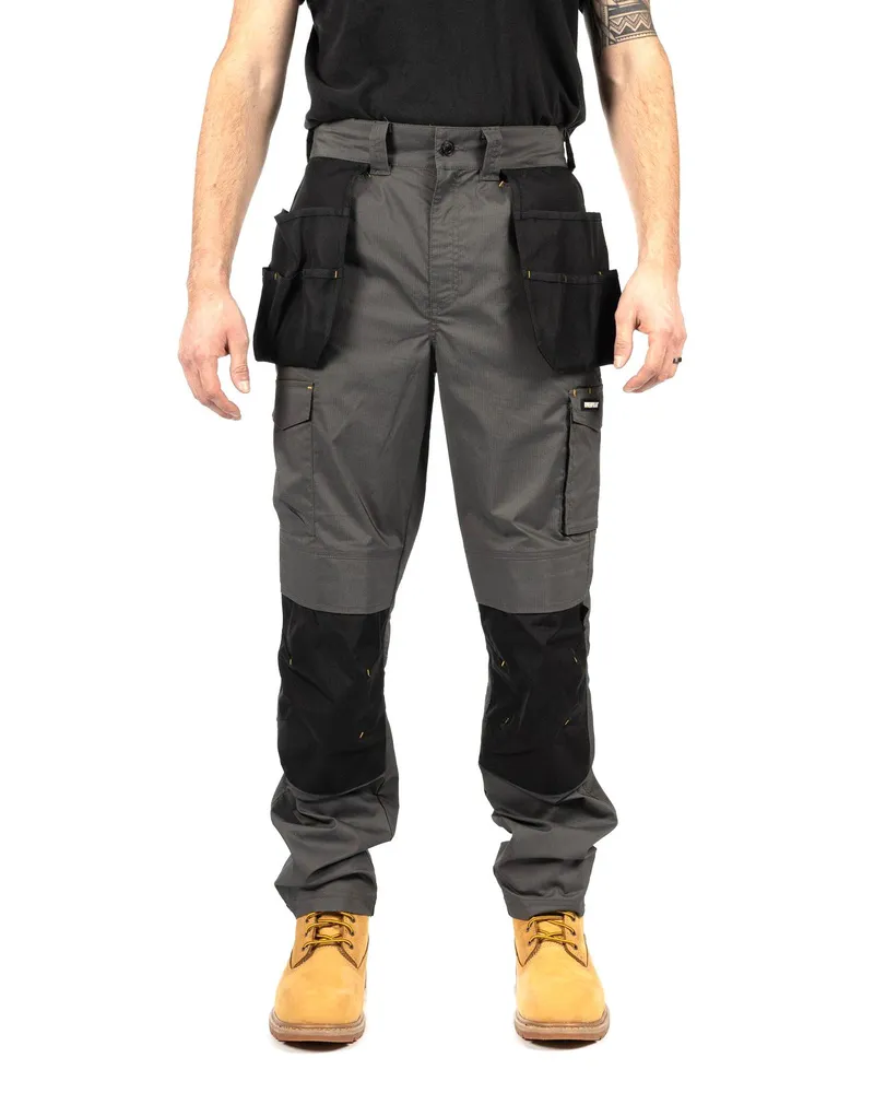 Caterpillar Footwear Nexus Holster Stretch-Tasche Baumwoll-Herren Outdoor-Hosen Grau Grau