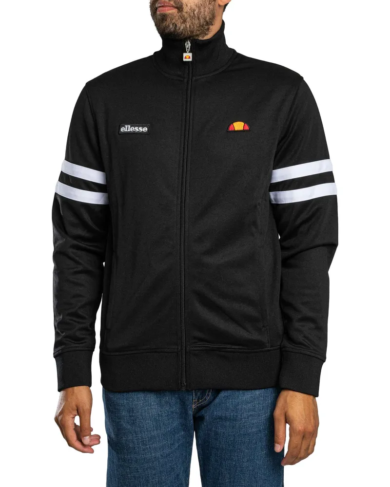Ellesse Roma Track Jacke, Schwarz Schwarz