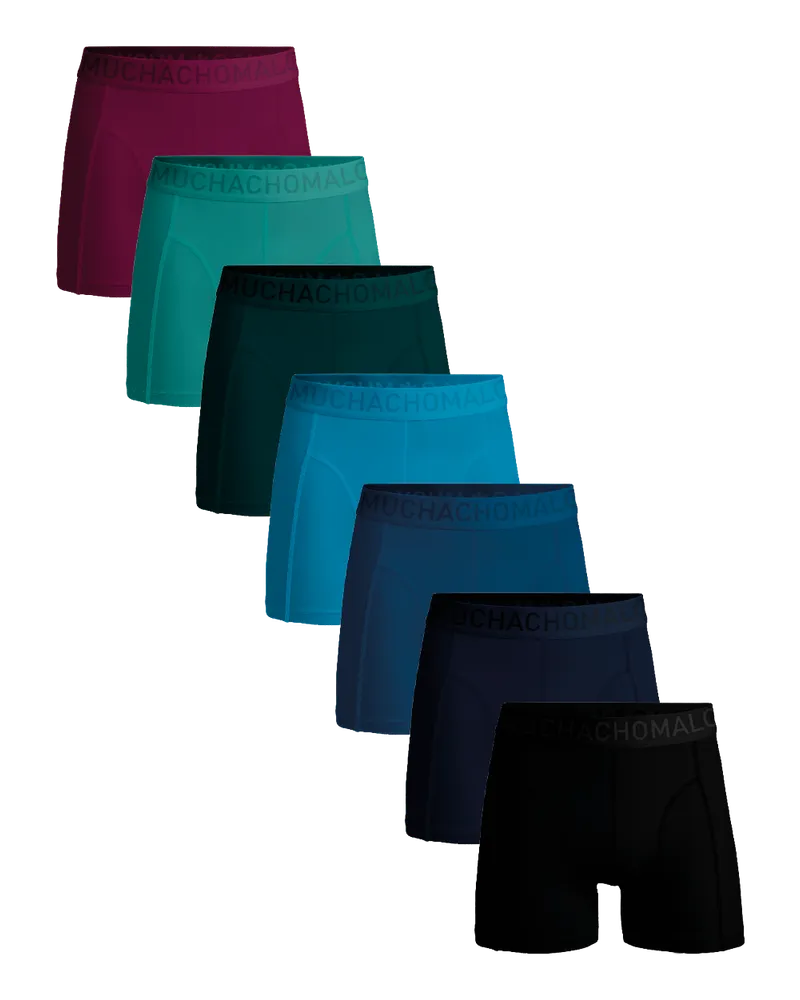 Muchachomalo Herren Boxer Shorts - 7er Pack - Herren Unterwäsche Mehrfarbig