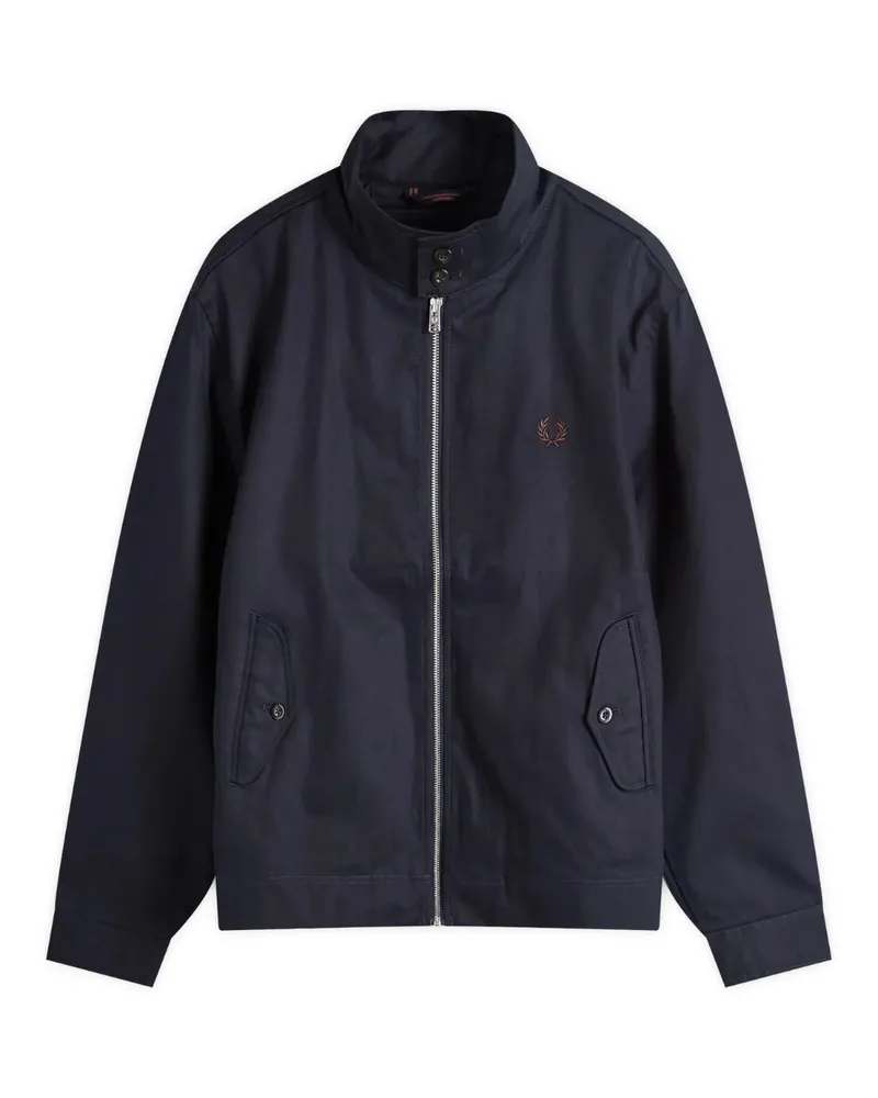 Fred Perry Navy Harrington Jacke Marineblau