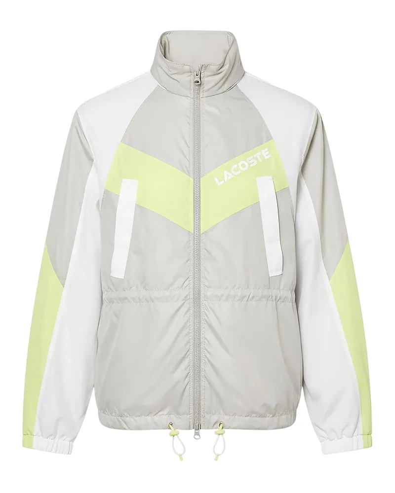 Lacoste Kapuzenjacke für Damen, Übergroß (Grau Grau