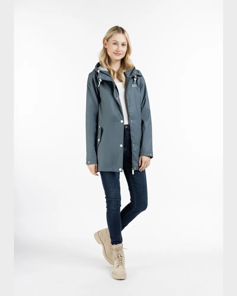 IceBound Regenjacke Damen Blaugrau Blau