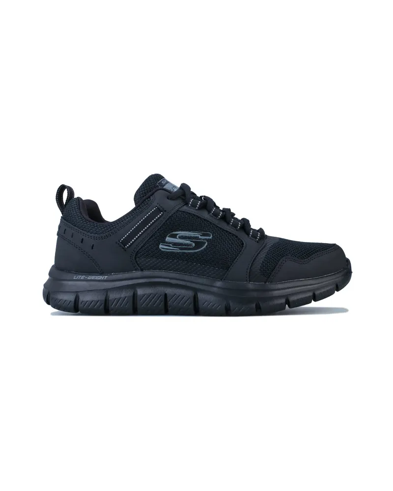 Skechers Herren  Track Knockhill Trainer In schwarz Schwarz