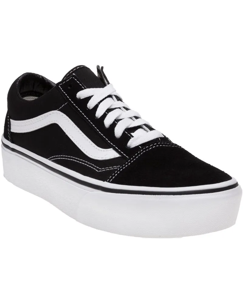 Vans Turnschuhe Old Skool Plattform Schwarz Schwarz