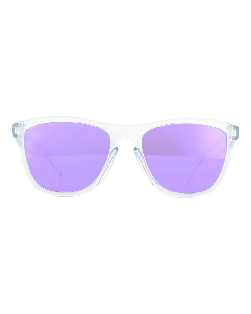 Oakley Square Unisex poliert klar Prizm violett Sonnenbrille Transparent