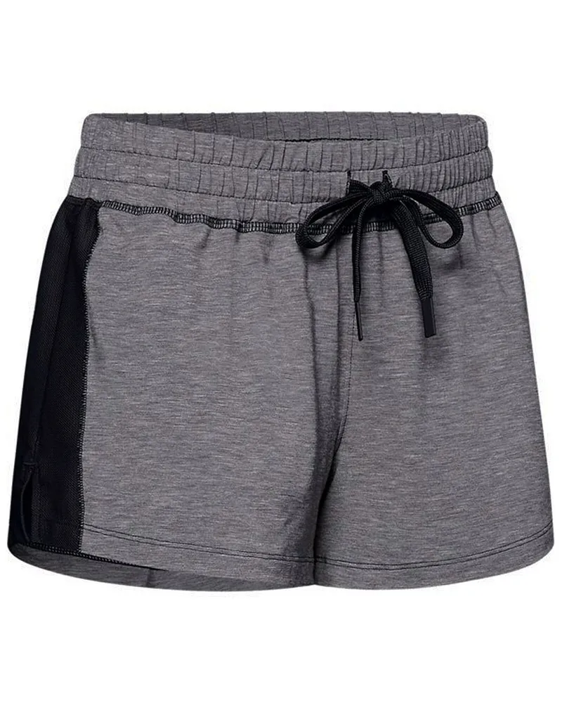 Under Armour Stretch Grey Womens Athlet Recovery NAGEWEOW SHORTS 1329479 002 Grau