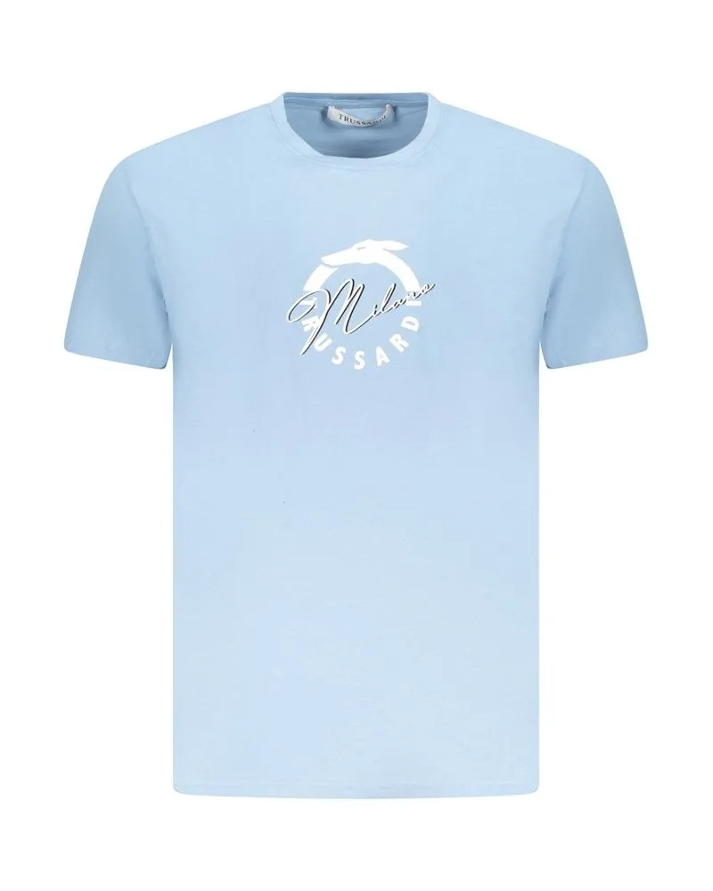 Trussardi Milano Logo T-Shirt Hellblau