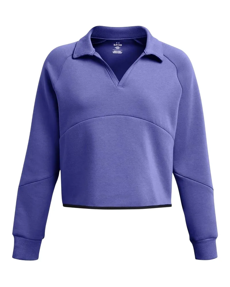 Under Armour Sweatshirt für Damen, Mit Kragen, Kastig (Violett Lila