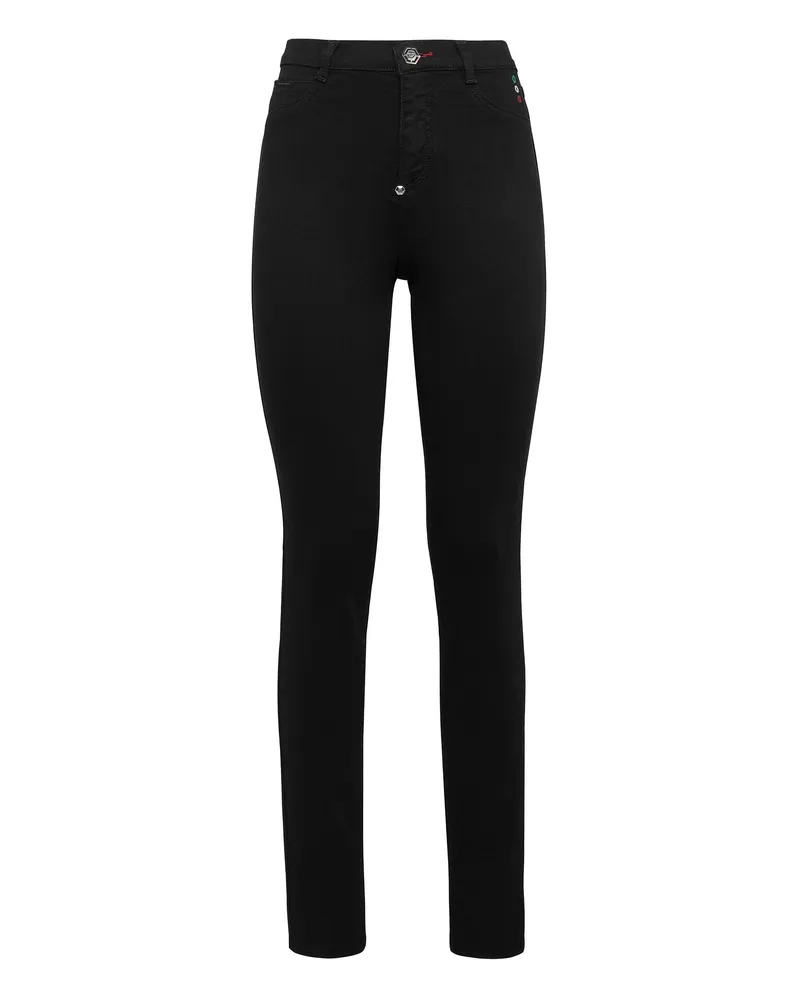 Philipp Plein Jeggings Schwarz