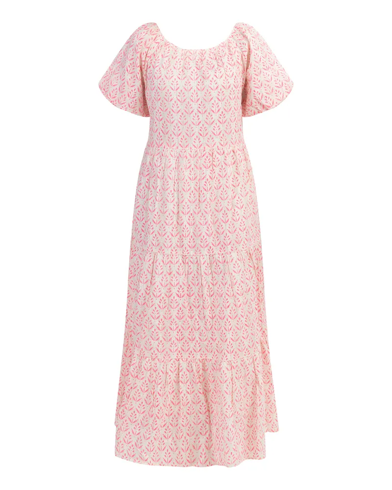 IZIA Maxikleid Damen neonpink Rosa