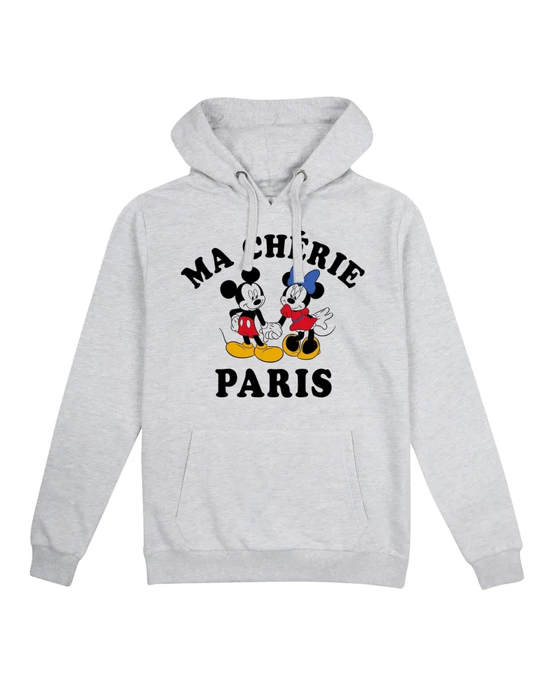 Disney Paris" Kapuzenpullover für Damen (Grau Hellgrau