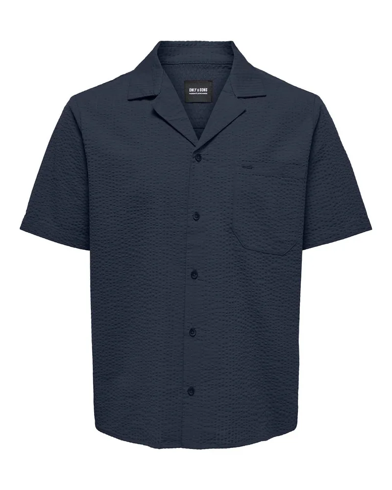 Only & Sons Hemd Blau