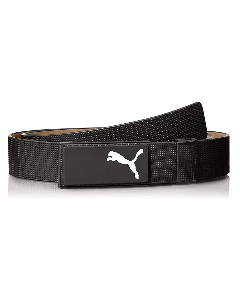 Puma alle in einem CTL Black Schnalle Herrengürtel 053207 01 Schwarz