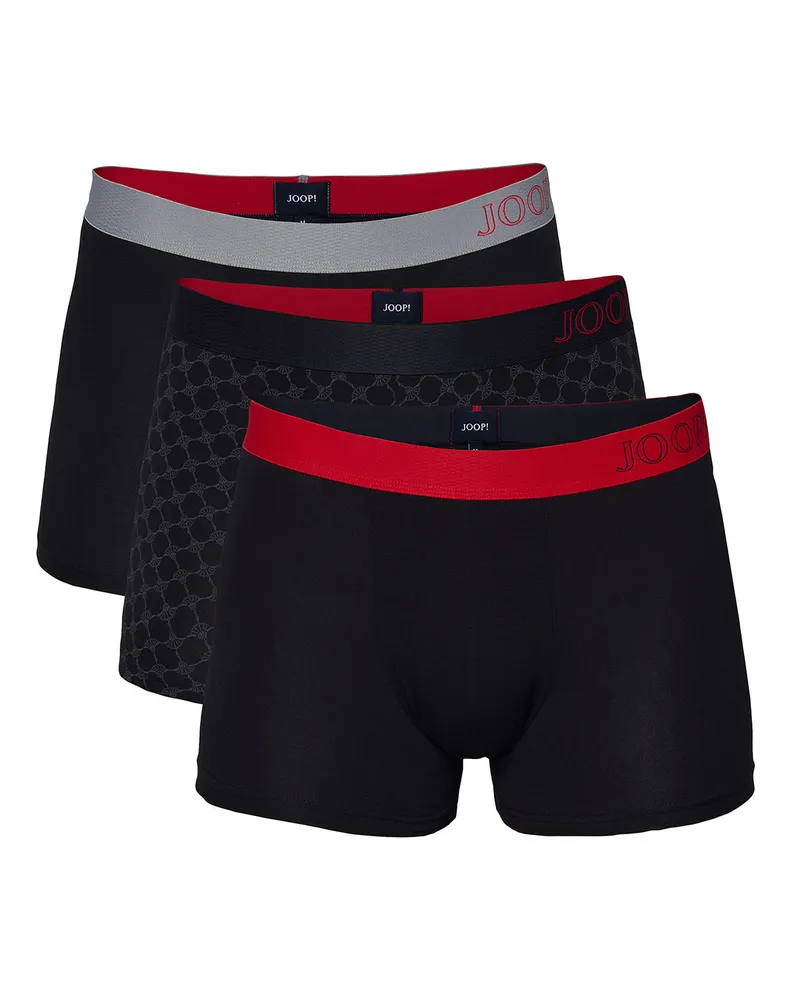 JOOP! Everyday Boxershorts für Herren, elastischer Bund und körpernaher Schnitt - Schwarz Schwarz