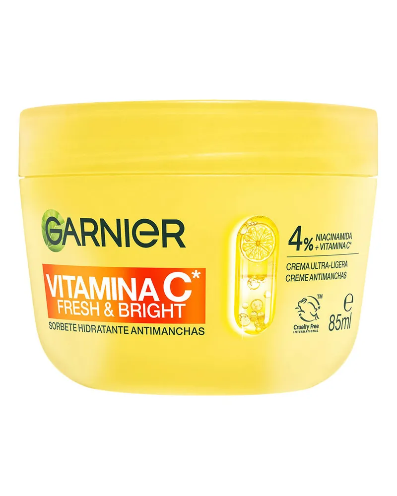 Garnier Vitamin C Fresh &amp Bright Feuchtigkeitsspendendes Anti-pigmentflecken-sorbet 85 ml 